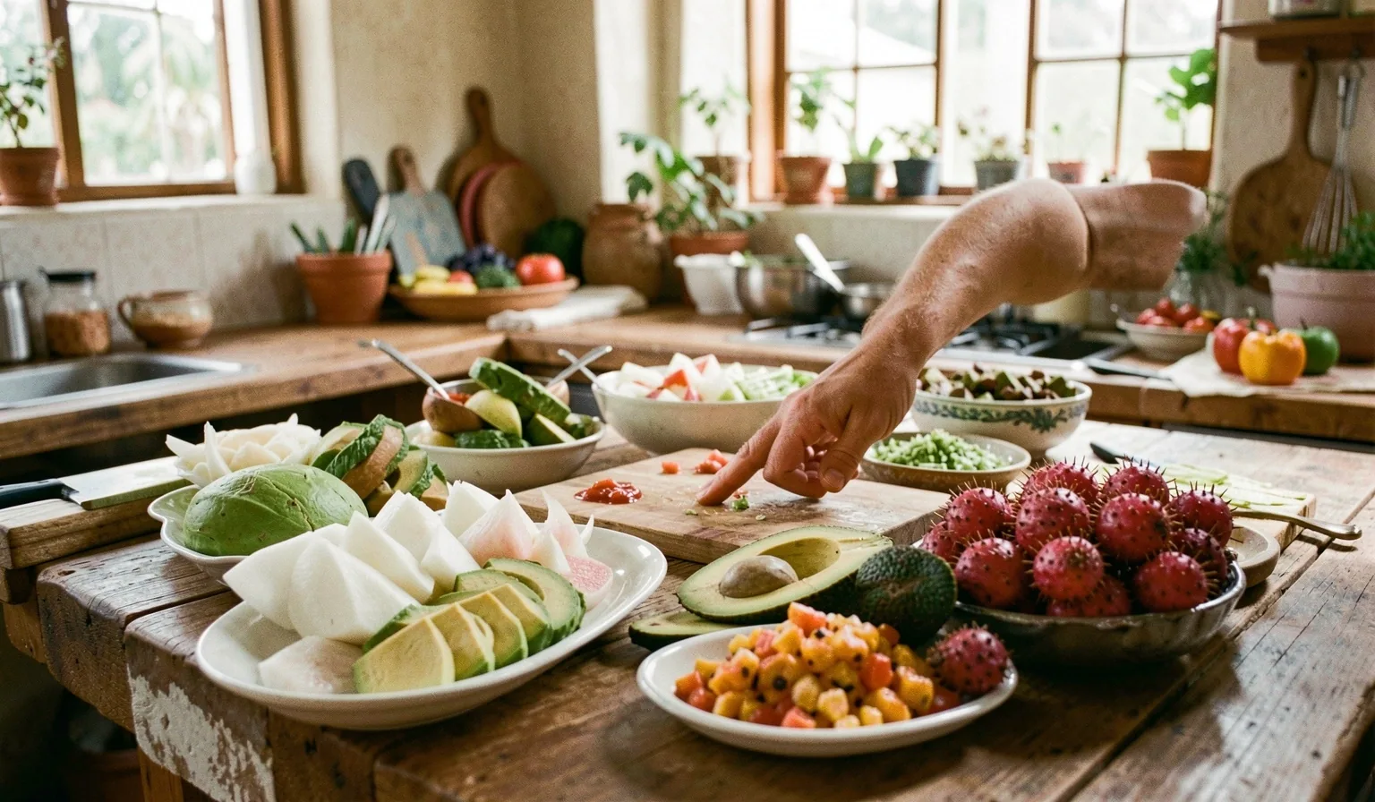 Ingredientes frescos y naturales
